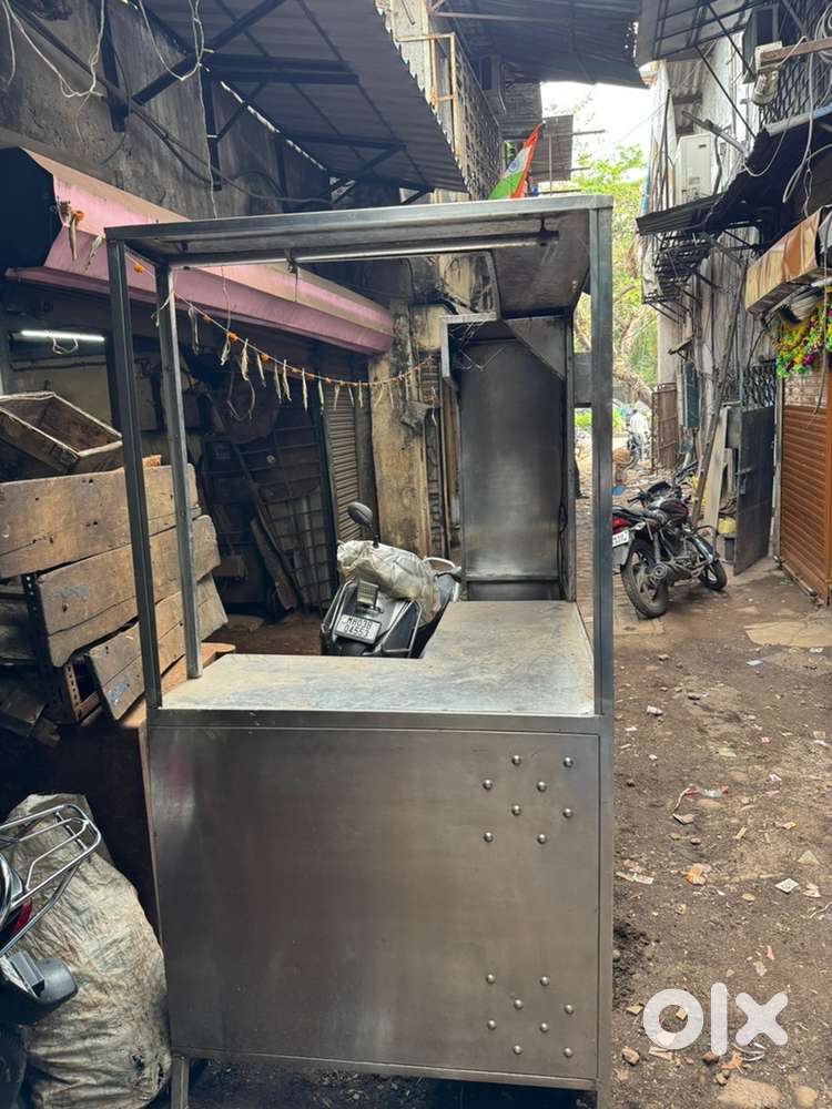 Stainless steel display counter