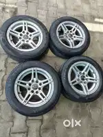 13 Alloy condition like new+ good condition tyres