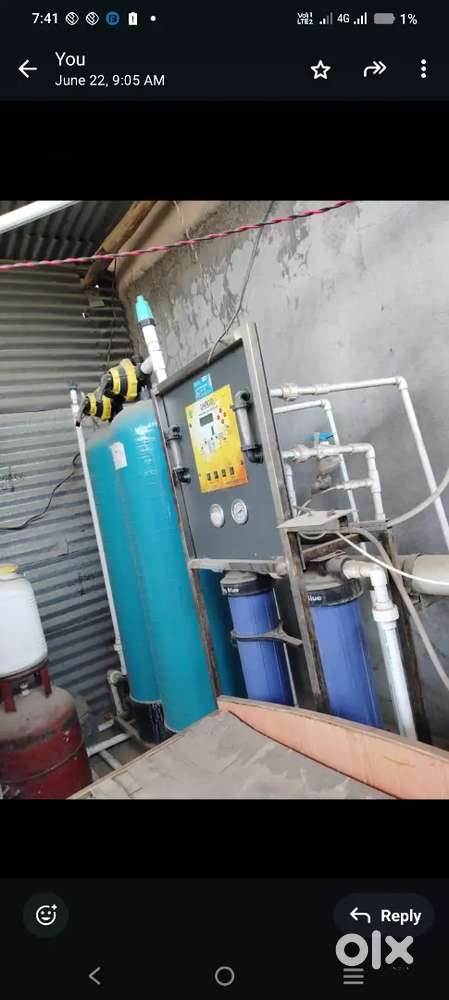 Ro plant with water tank  5000 litter and 2000 samridhi