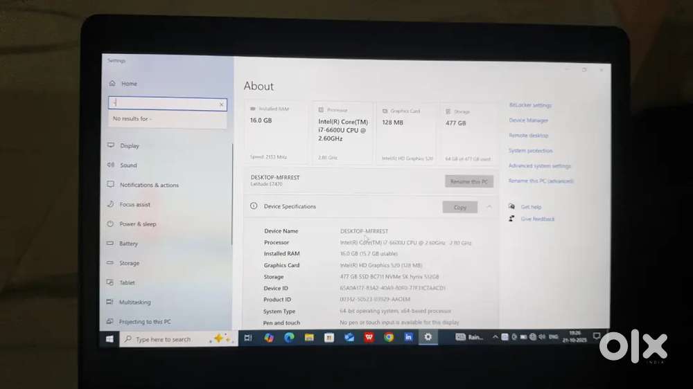 Dell latitude 7470