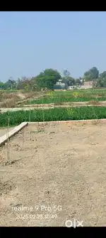 1000 Sqft प्लॉट मात्र 550000 में किसान पथ रोड नागवमऊ गांव के पास