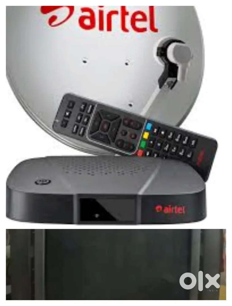 Airtel DTH DISH, HD SET-UP BOX, WIRE, SAMSUNG COLOUR TV FOR SALE