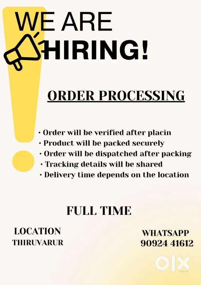 ORDER PROCESSING