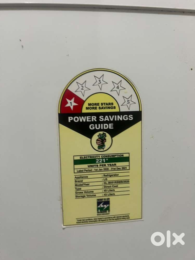 LG Single-Door Refrigerator - 45L (Direct Cool)