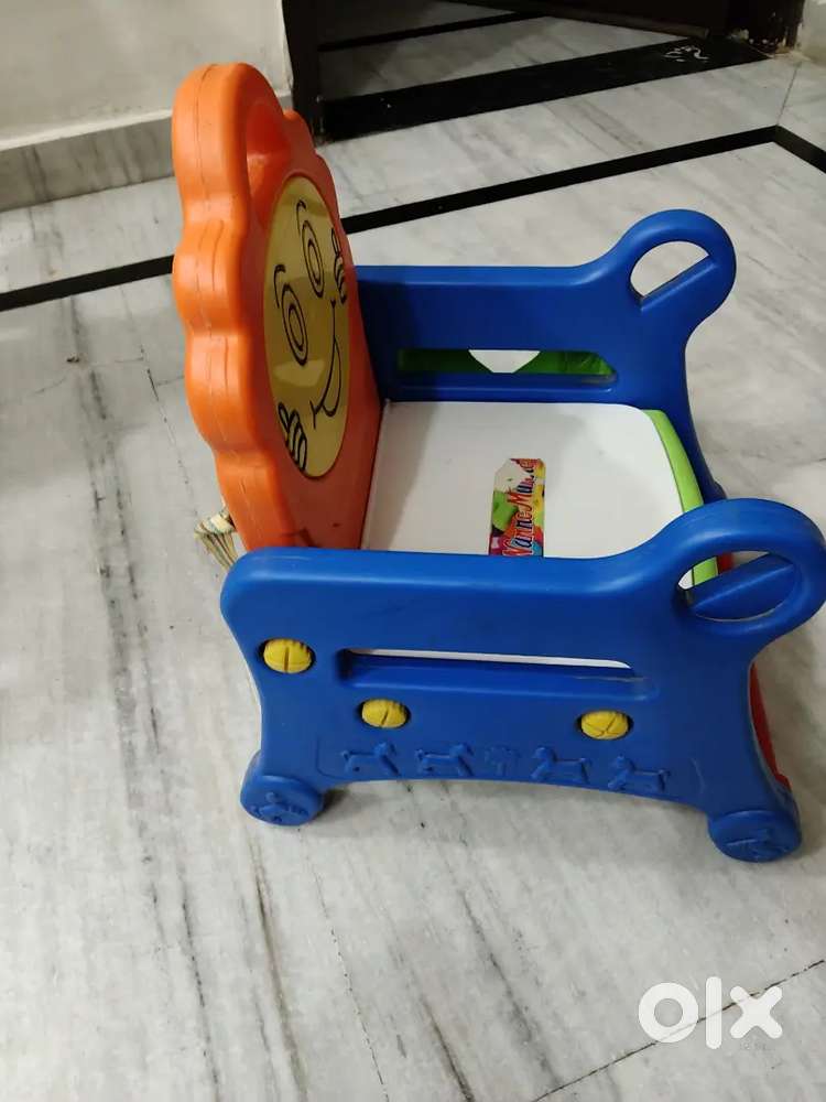 Baby chair cum potty seat