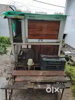 Wooden pet shelter