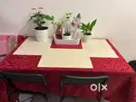 Dinning table folding with 3 chairs