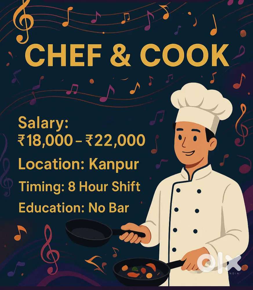 Requirement for pizza Chef