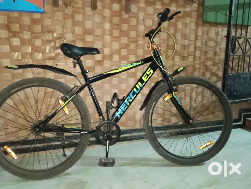 Green hercules cycle single speed for unisex light weight