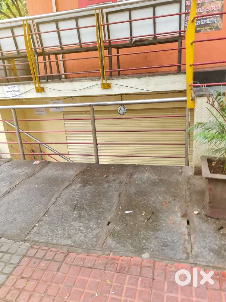 East facing corner building