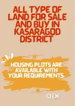 Land for sale in Nileswar and kanhangad