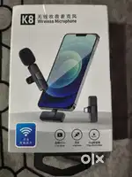 K8 mike wairless usb type _c black color