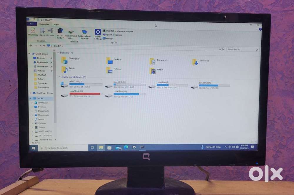 Full PC Setup- Intel i7, SSD+HDD, Monitor, Keyboard, Mouse, WiFi