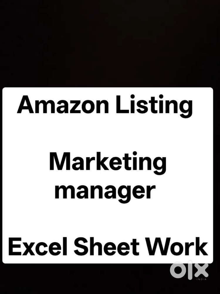 Listing & Excel Sheet Work Only Girls