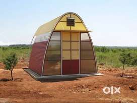 (Portable house) Prefab home -Farmhouse (Wooden House) porta cabin