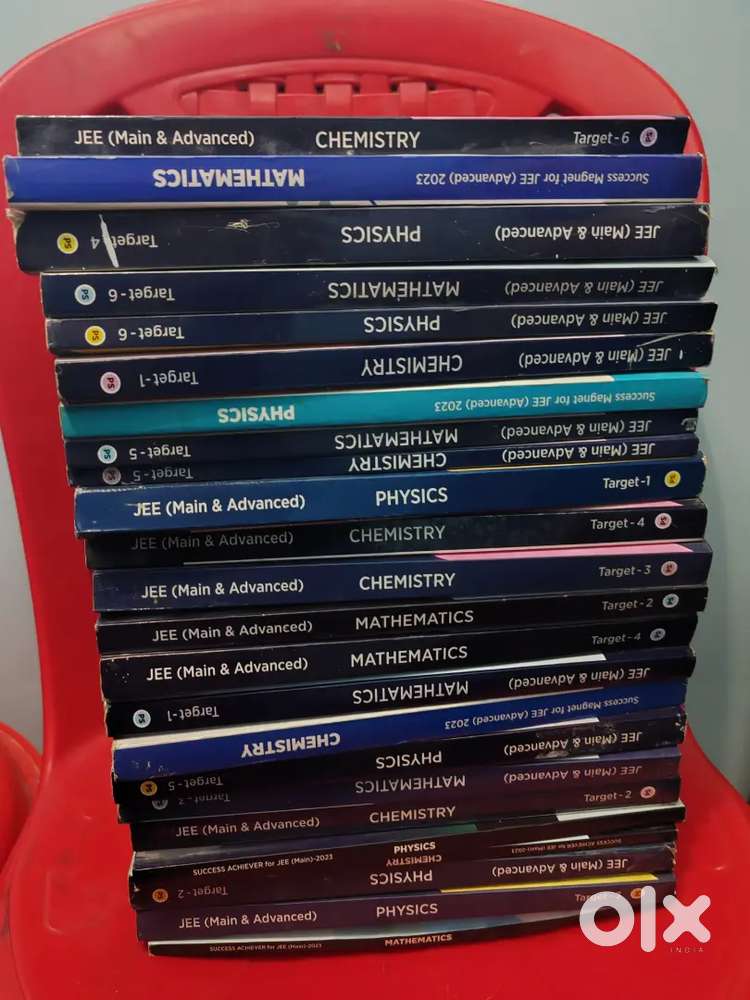 Competitive Exam Preparation Books – Physics, Chemistry, Maths –Unused