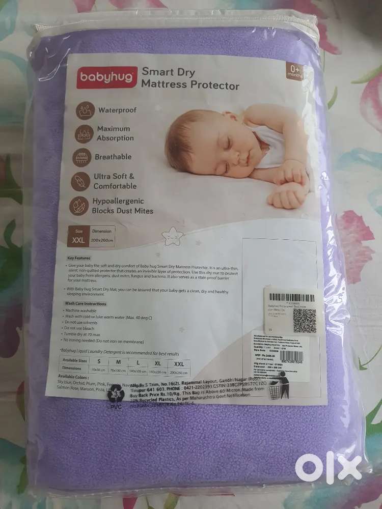 Baby hug mattress protector