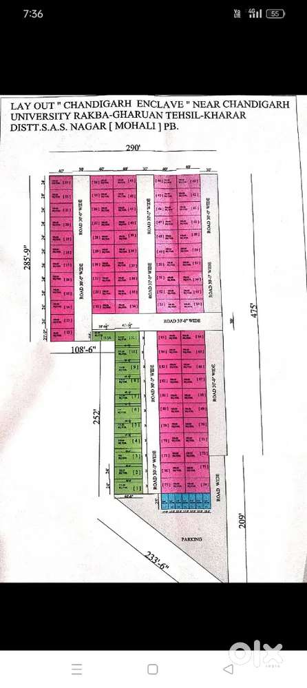 Plot Sale  106+115 Gaj