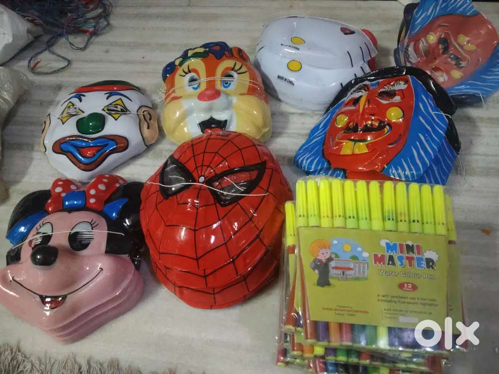 Kids Mask And Sketch colour