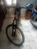 Orange colour. And black colour  27 .5 size