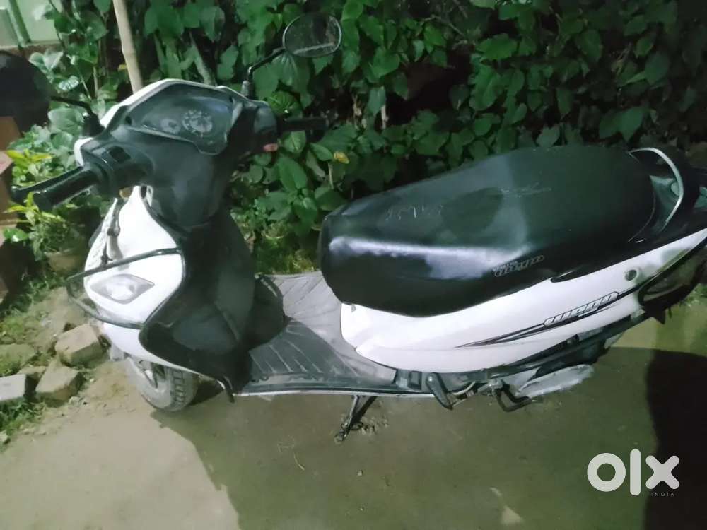 TVS wego petrol June white colour