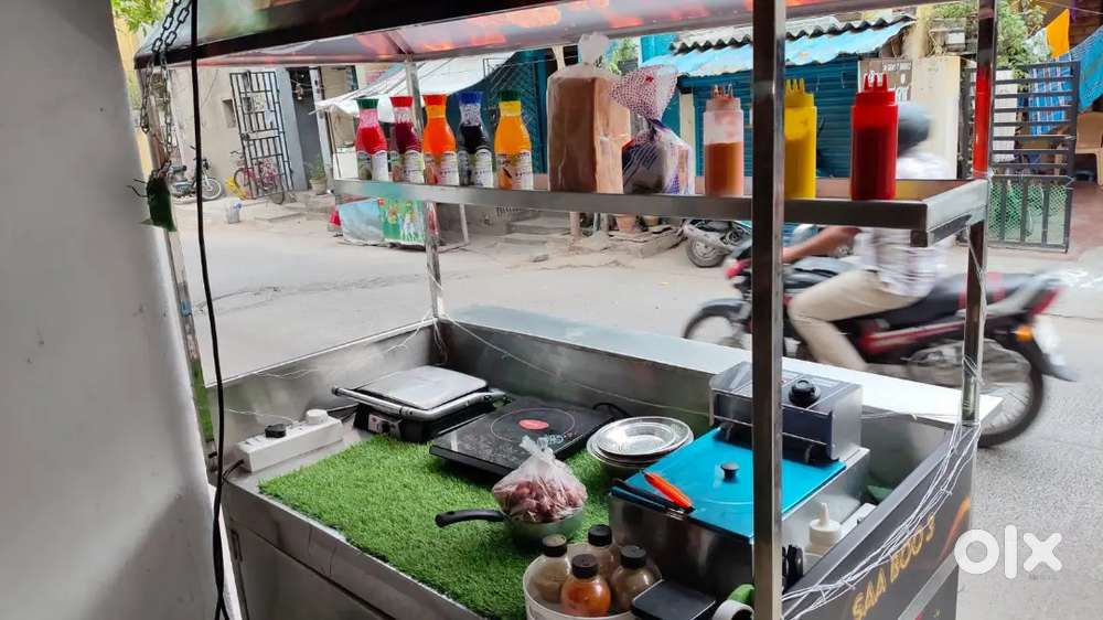 Used Food stall, Fridge, equipments for sale