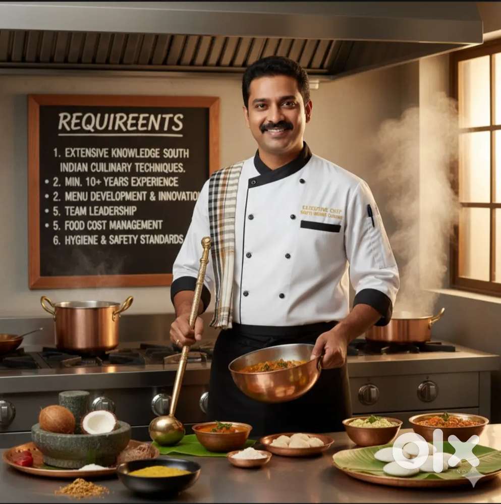Executive Chef, South Indian Cuisine: Lead Our Culinary Vision