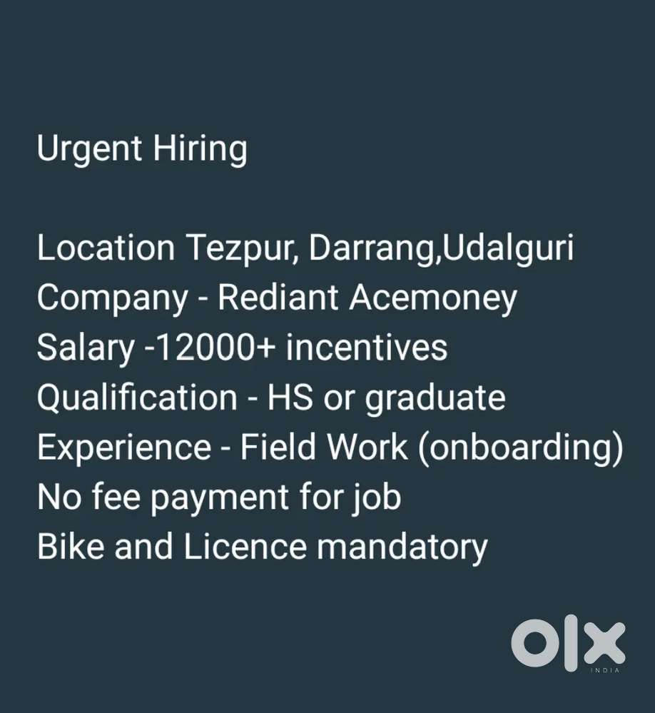 Free Box and pos machine sale job in your area.