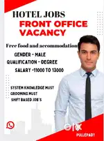 FRONT OFFICE STAFF VACANCY