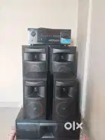 High-End Home Theater Cerwin-Vega 5.0 Speaker System + Denon AVR-2313,