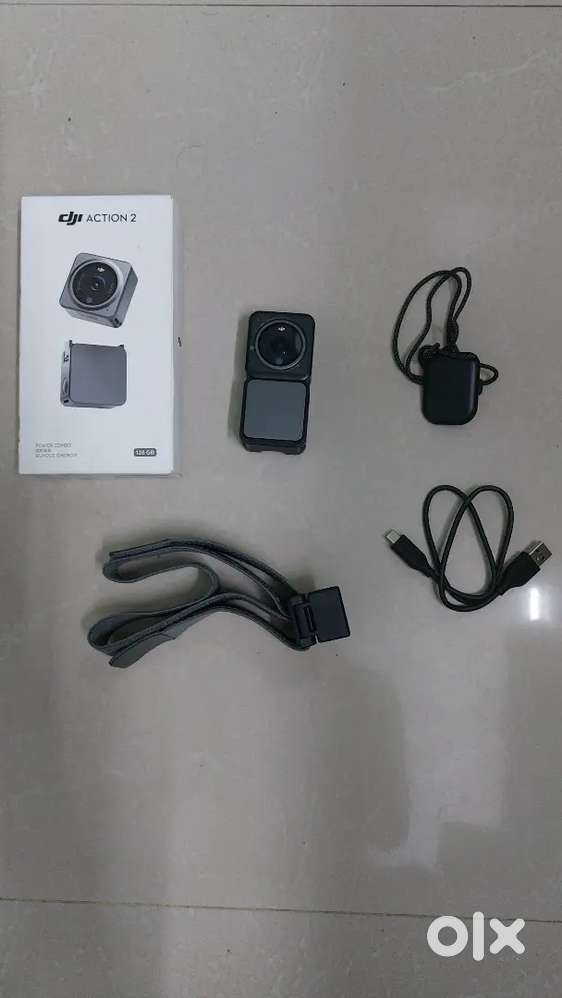 Dji Action 2 128 gb with extra 50 in 1 action camera accessories