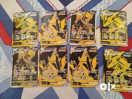 Golden pokemon real pokemon cards. Set of any 2 peices