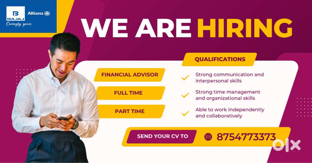 We are Hiring Finance Adviser