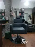 A salon chair