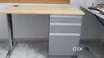 Computer  table and wardrobe.