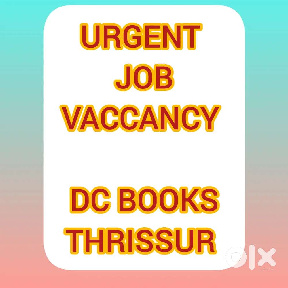 Urgent job vaccancy
