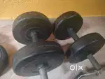 20 kg home gym combo fitness set gym set with 4 piece curl