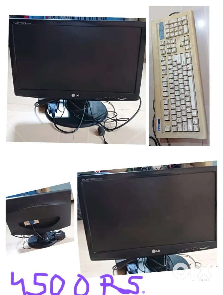 Well condition Computer monitor, Gas, kids Cycle, cot