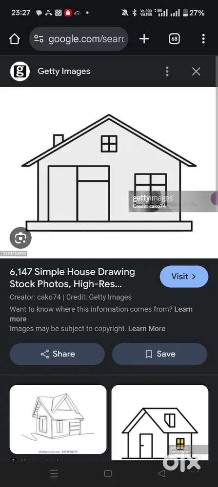 Build house with vacnt 2160 sq feet space