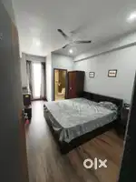Fully furnished studio apartment with balcony for rent.