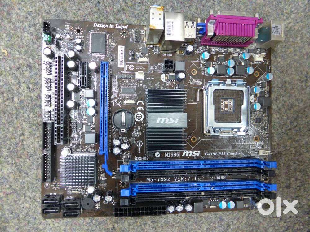 MSI motherboard g41 p33 combo Motherboard+processor