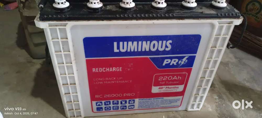 Luminous battery 220Ah rc26000 pro
