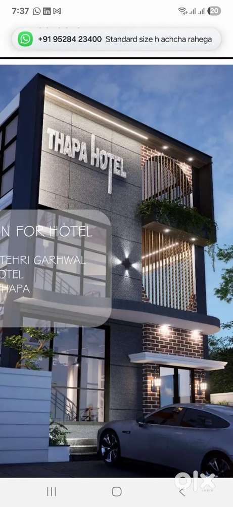 Newly Constructed Hotel is on Rent in Nagni,Near Chamba Tehri Garhwal