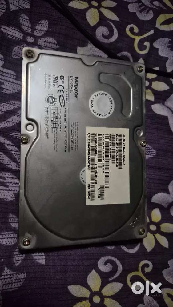 Maxtor 40GB hard disk