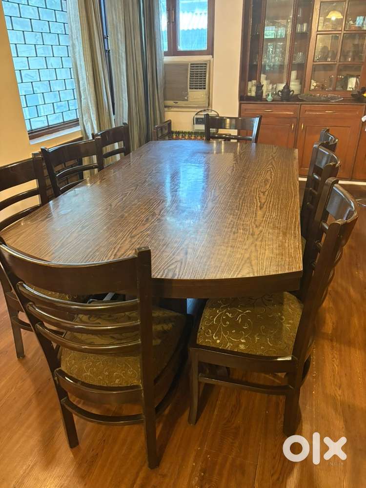 Wooden 8 seater dining set