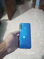Realme 5 , blue diamond cut design 3/32 new like condition