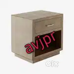 New wooden bed side table