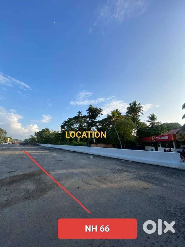 Commercial Land on NH 66, Cherthala – 30m Frontage, Ideal for Showroom