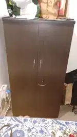 Wooden Board Almirah 6 feet with locker