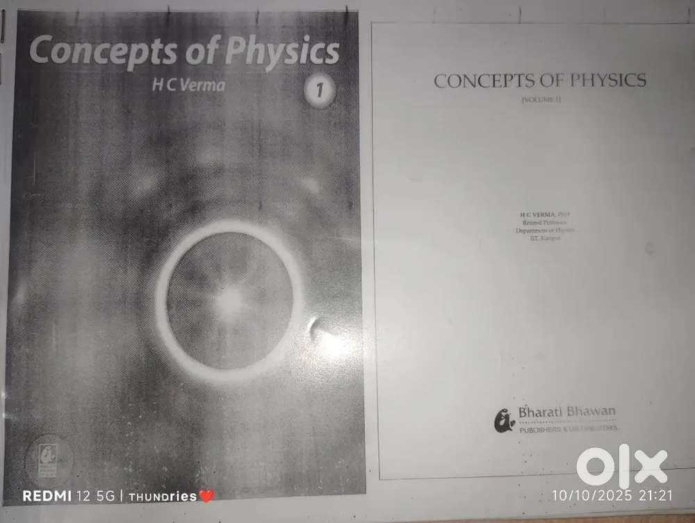 Hc verma ( Concepts of physics part 1)